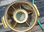 石膏トラップ (洗浄前) 石膏トラップ (洗浄前)