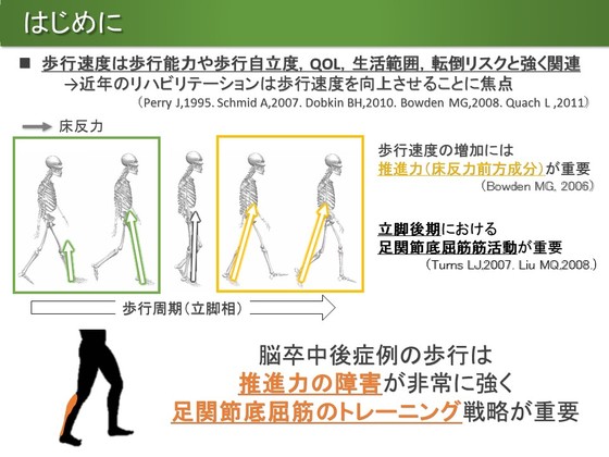 誠実】 脳卒中片麻痺患者の歩行トレーニングにおける 長下肢装具の 