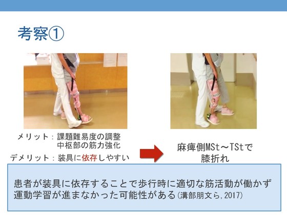 脳卒中片麻痺患者を上手く歩かせる方法 6.T-Supportによる長下肢装具の 
