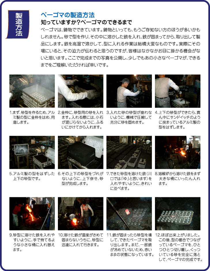 昔懐かしい玩具の販売 べいごま堂 ベーゴマの製造方法 昔懐かしい玩具の販売 べいごま堂 ベーゴマの製造方法