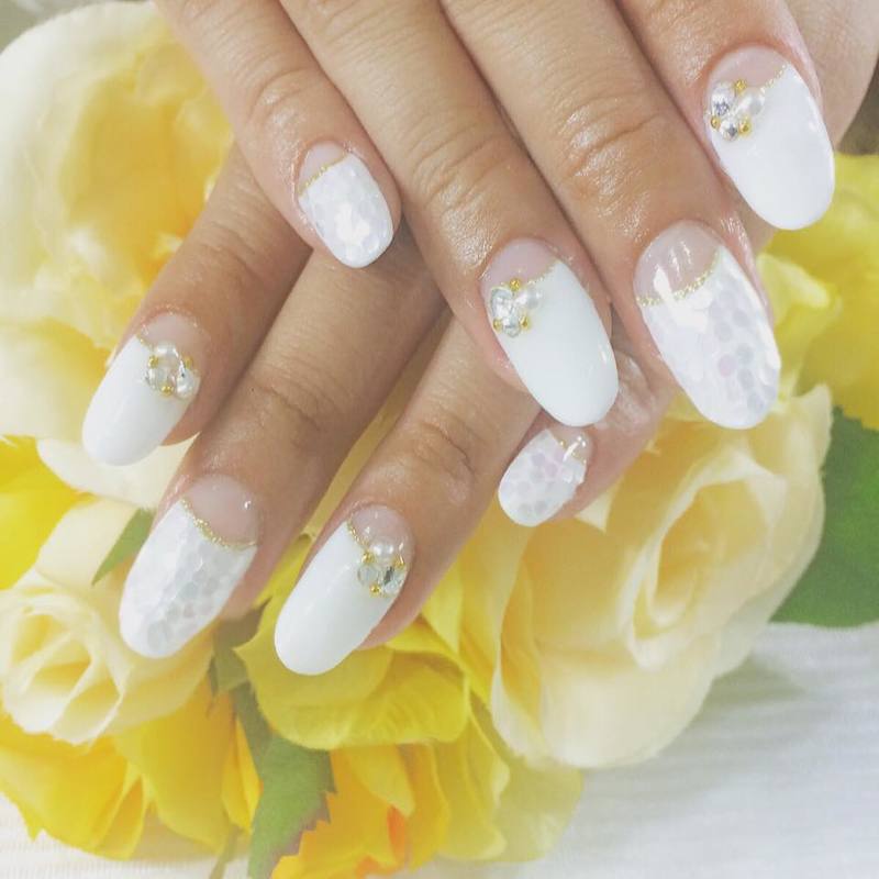 ネイリストあやかのスカルプでブライダルネイル 愛知県名古屋市中川区de Room Nail