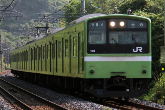 鉄道方向幕の館 西日本旅客鉄道201系