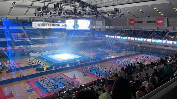 国際大会の写真
