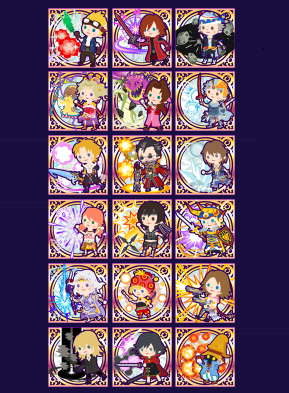 FF】ファイナルファンタジー ブリゲイド マスコットステッカー