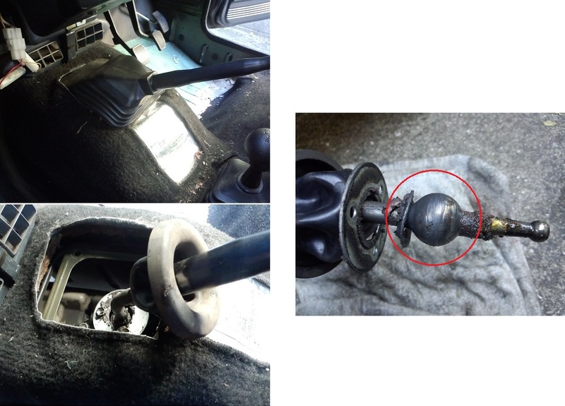 Ja11 ジムニー シフトレバーがたつき