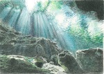 光　／色鉛筆画