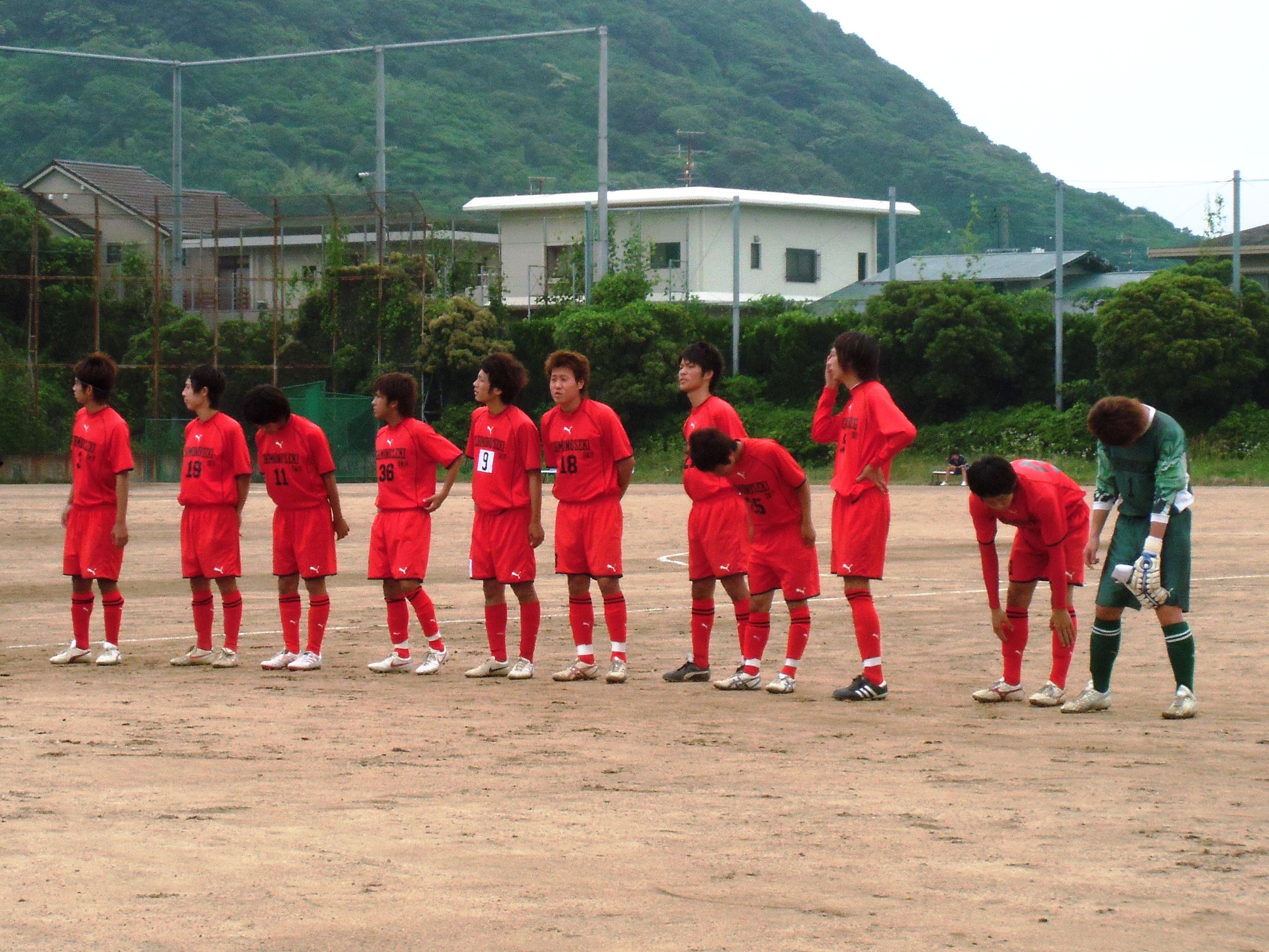 下関市立大学サッカー部 広島文化学園大学戦