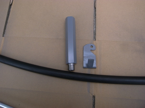 三菱 デリカD5 パワステホース延長＆シフトレバー加工