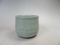 中島宏さんの青瓷ぐい呑2点