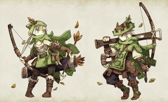 わんもあ素材店 主人公の各職初期ステータス